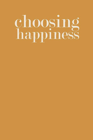 Choosing Happiness No. 2 Black Ornate Wood Framed Art Print with Double Matting by Murdock, Ramona