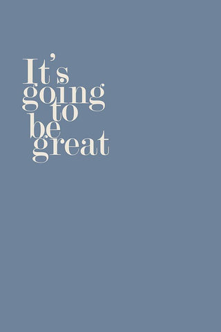 Going to be Great No. 3 Black Ornate Wood Framed Art Print with Double Matting by Murdock, Ramona