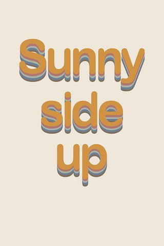 Sunny Side Up No. 3 Black Ornate Wood Framed Art Print with Double Matting by Murdock, Ramona