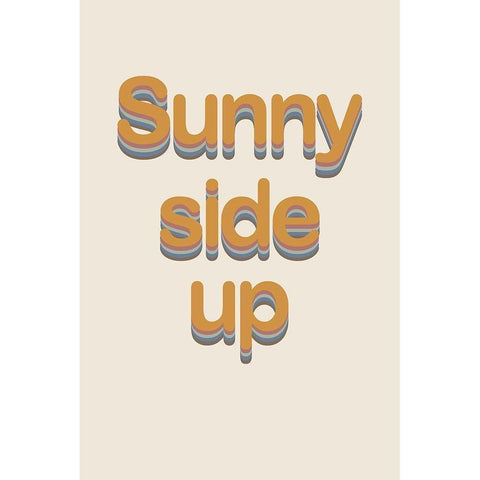 Sunny Side Up No. 3 White Modern Wood Framed Art Print by Murdock, Ramona