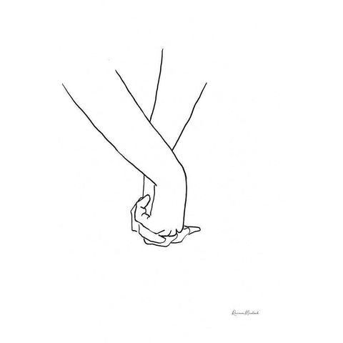 Comfort Walking Gold Ornate Wood Framed Art Print with Double Matting by Murdock, Ramona