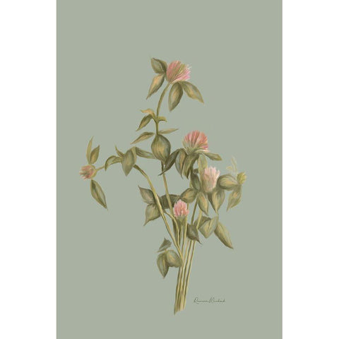 Wild Clover Gold Ornate Wood Framed Art Print with Double Matting by Murdock, Ramona