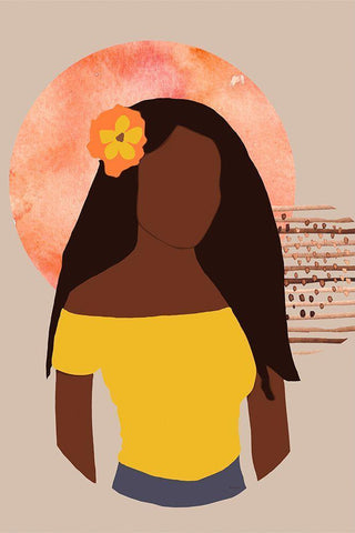 Sunset Beauty Black Ornate Wood Framed Art Print with Double Matting by Murdock, Ramona