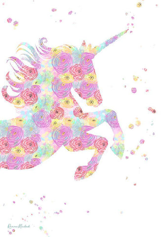 I Feel Pretty White Modern Wood Framed Art Print with Double Matting by Murdock, Ramona