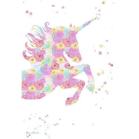 I Feel Pretty Gold Ornate Wood Framed Art Print with Double Matting by Murdock, Ramona