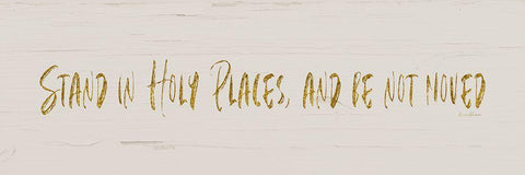 Holy Places White Modern Wood Framed Art Print with Double Matting by Murdock, Ramona