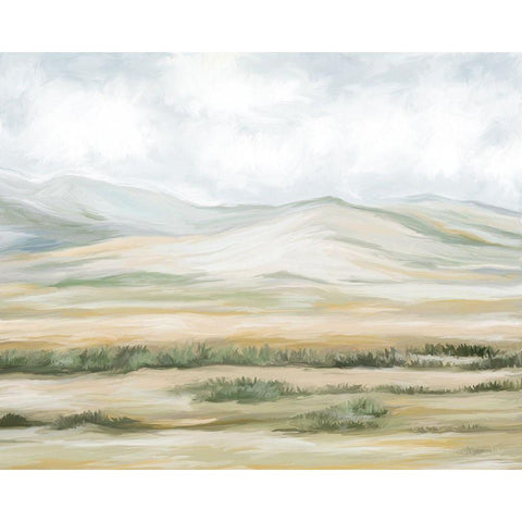 Everlasting Hills Gold Ornate Wood Framed Art Print with Double Matting by Murdock, Ramona