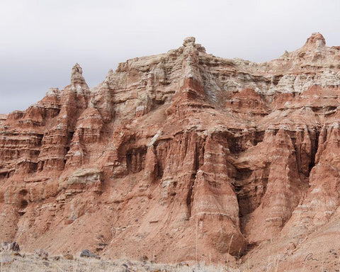 Wyoming Wilderness No. 2 Black Ornate Wood Framed Art Print with Double Matting by Murdock, Ramona