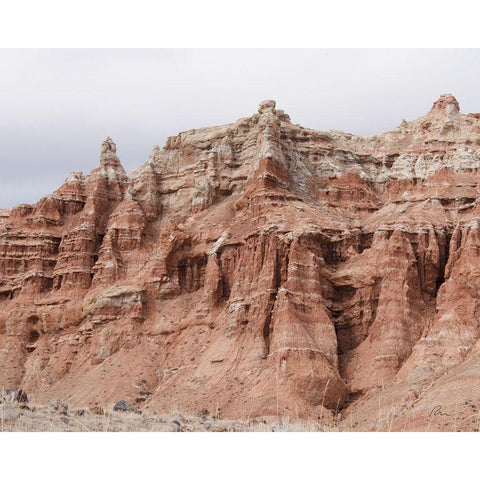 Wyoming Wilderness No. 2 White Modern Wood Framed Art Print by Murdock, Ramona