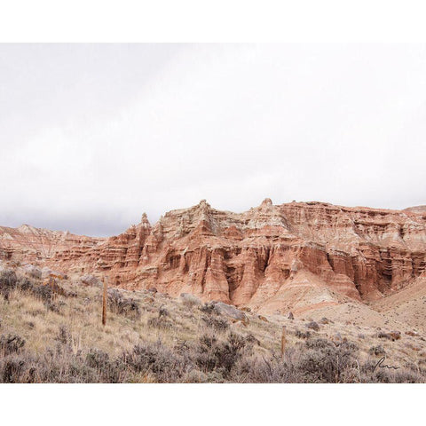 Wyoming Wilderness No. 6 White Modern Wood Framed Art Print by Murdock, Ramona