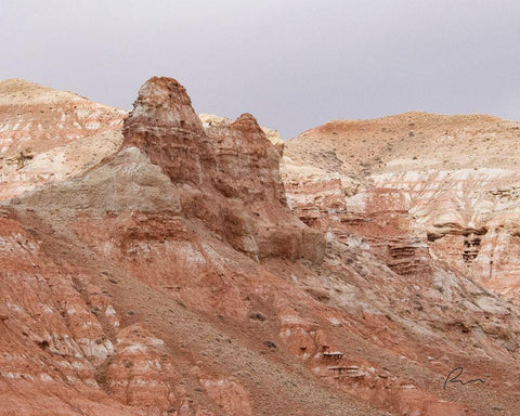 Wyoming Wilderness No. 8 Black Ornate Wood Framed Art Print with Double Matting by Murdock, Ramona