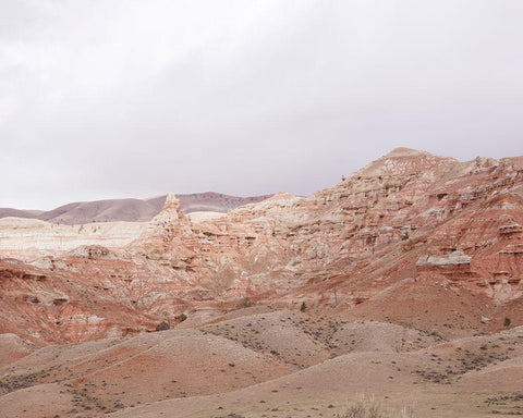 Wyoming Wilderness No. 9 White Modern Wood Framed Art Print with Double Matting by Murdock, Ramona