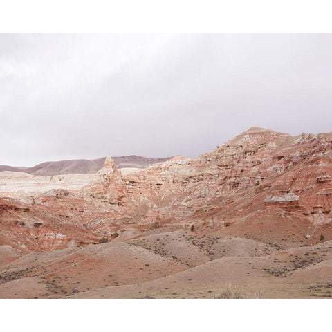 Wyoming Wilderness No. 9 White Modern Wood Framed Art Print by Murdock, Ramona