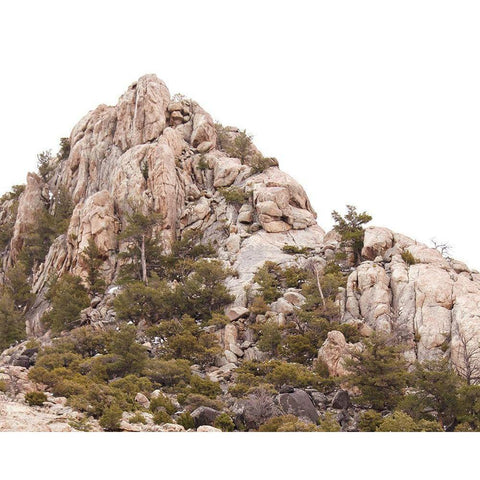 Rocky Top Black Modern Wood Framed Art Print with Double Matting by Murdock, Ramona