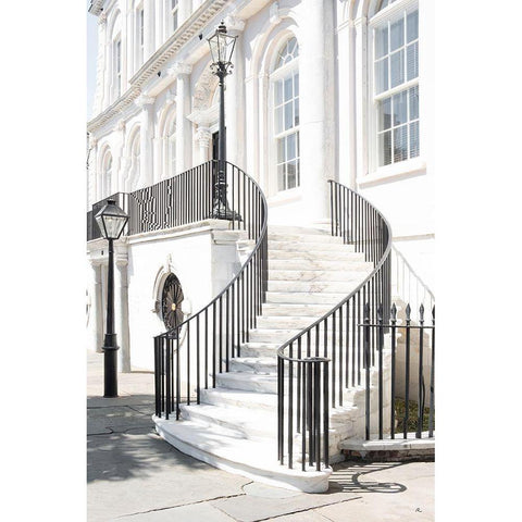 Charleston Elegance I Black Modern Wood Framed Art Print with Double Matting by Murdock, Ramona