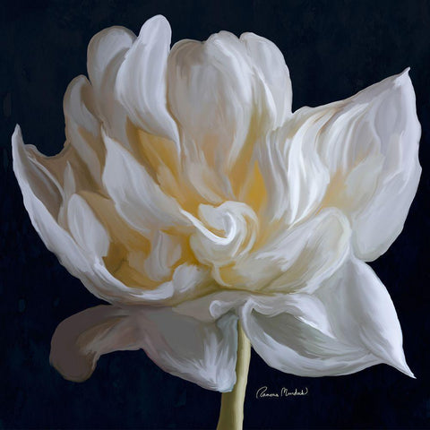 Drama Queen II White Modern Wood Framed Art Print by Murdock, Ramona