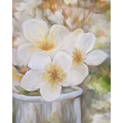 Tranquility White III White Modern Wood Framed Art Print by Murdock, Ramona