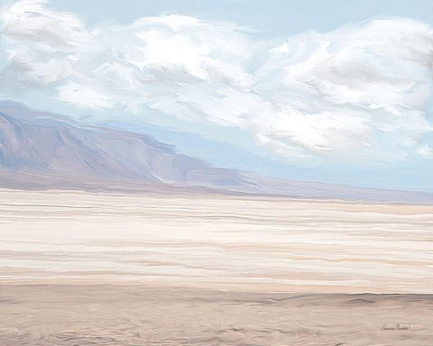 Desolate Land II White Modern Wood Framed Art Print with Double Matting by Murdock, Ramona