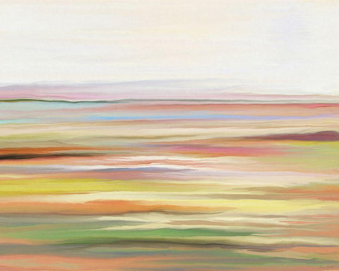 SubStrata III White Modern Wood Framed Art Print with Double Matting by Murdock, Ramona