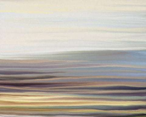 SubStrata II Black Ornate Wood Framed Art Print with Double Matting by Murdock, Ramona