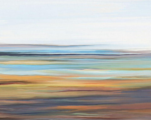 SubStrata I Black Ornate Wood Framed Art Print with Double Matting by Murdock, Ramona