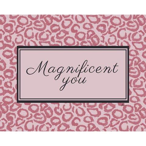 Magnificent You Gold Ornate Wood Framed Art Print with Double Matting by Murdock, Ramona