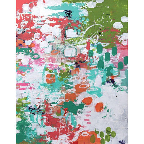 A Sunday Drive II White Modern Wood Framed Art Print by Allemand, Sue