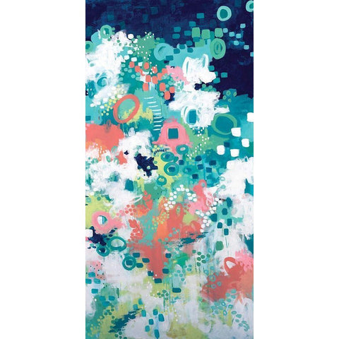 In the Flower Fields II Gold Ornate Wood Framed Art Print with Double Matting by Allemand, Sue