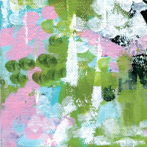 Meadowlands III White Modern Wood Framed Art Print with Double Matting by Allemand, Sue