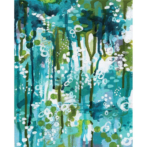 Forest for the Trees White Modern Wood Framed Art Print by Allemand, Sue