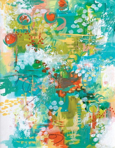 Dancing in the Sunlight Black Ornate Wood Framed Art Print with Double Matting by Allemand, Sue