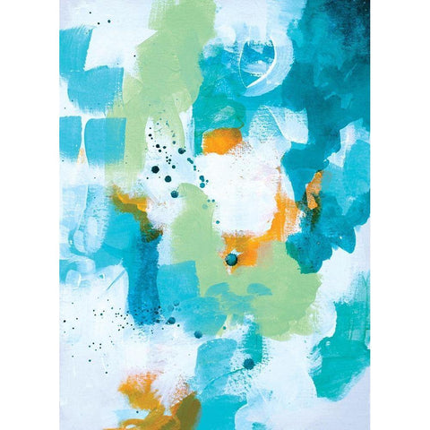 A Lovely Moment Black Modern Wood Framed Art Print by Allemand, Sue