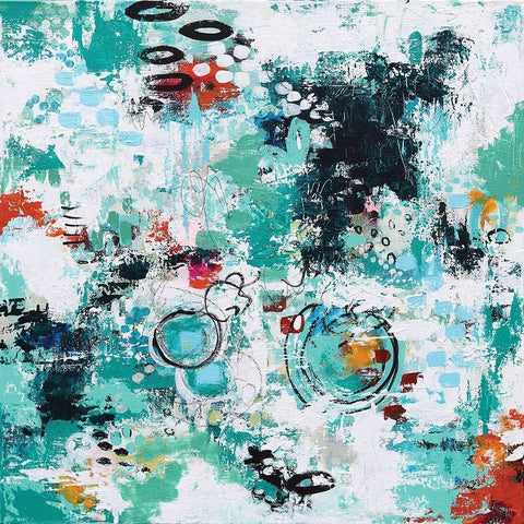 Down the Road Black Ornate Wood Framed Art Print with Double Matting by Allemand, Sue