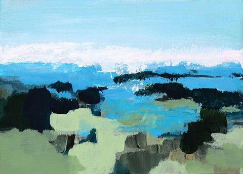 Wanderlust Black Ornate Wood Framed Art Print with Double Matting by Allemand, Sue