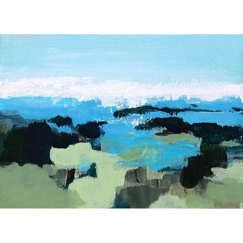 Wanderlust Black Modern Wood Framed Art Print by Allemand, Sue