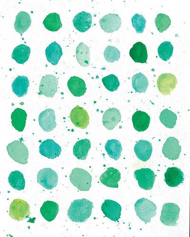 Seaglass II White Modern Wood Framed Art Print with Double Matting by Allemand, Sue