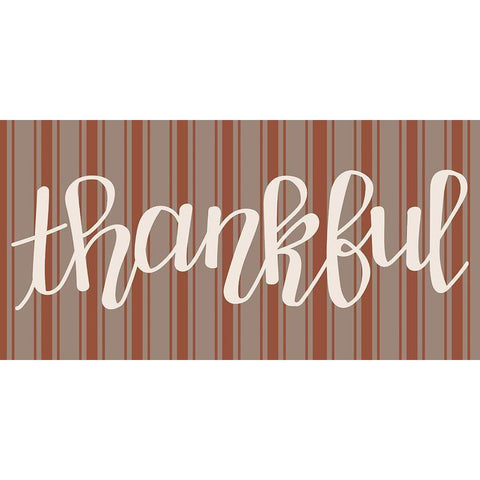 Thankful Black Modern Wood Framed Art Print by Dicks, Stephanie