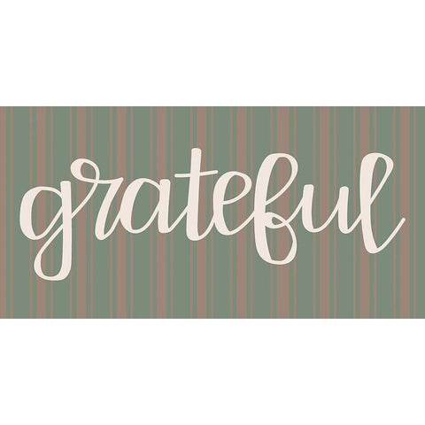 Grateful White Modern Wood Framed Art Print by Dicks, Stephanie