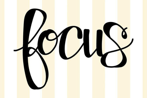 Focus Black Ornate Wood Framed Art Print with Double Matting by Dicks, Stephanie