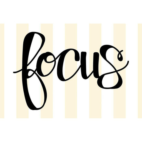 Focus Black Modern Wood Framed Art Print with Double Matting by Dicks, Stephanie