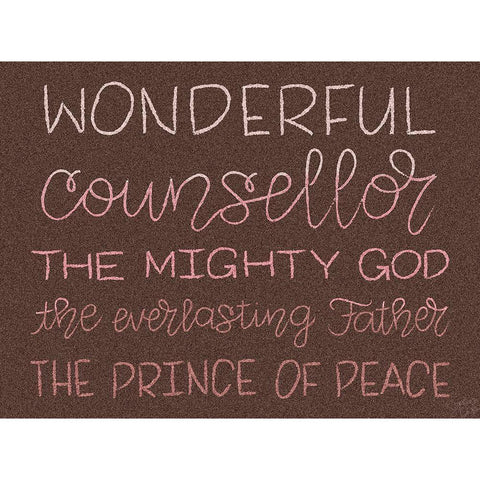 Prince of Peace Black Modern Wood Framed Art Print with Double Matting by Dicks, Stephanie