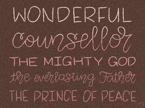 Prince of Peace White Modern Wood Framed Art Print with Double Matting by Dicks, Stephanie