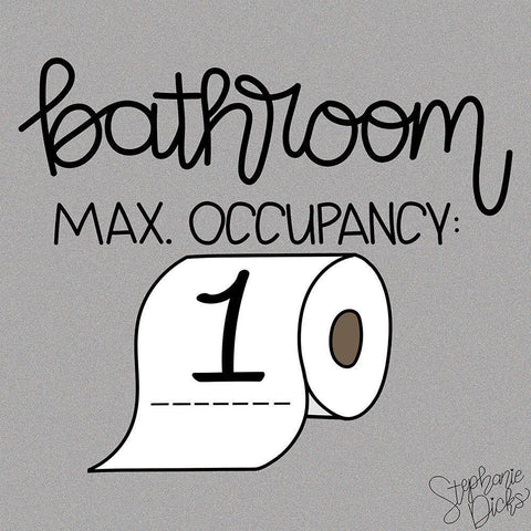 Max Occupancy Black Ornate Wood Framed Art Print with Double Matting by Dicks, Stephanie