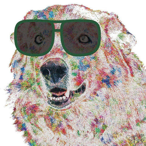 Aussie White Modern Wood Framed Art Print by Dicks, Stephanie