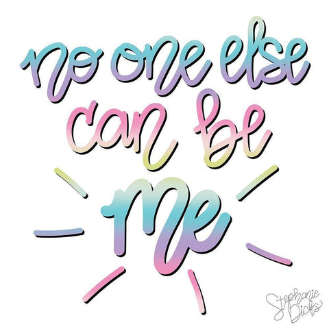 No One Else Gold Ornate Wood Framed Art Print with Double Matting by Dicks, Stephanie