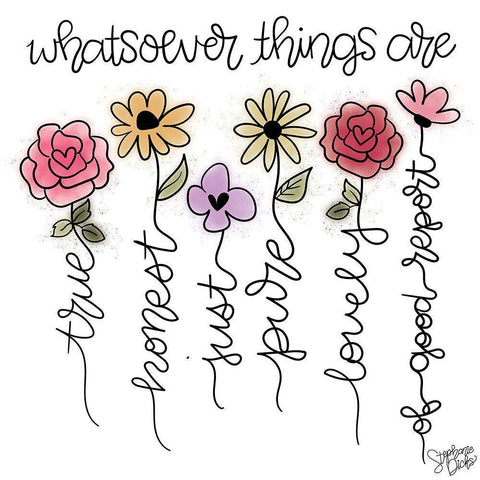 Words of Love II White Modern Wood Framed Art Print by Dicks, Stephanie