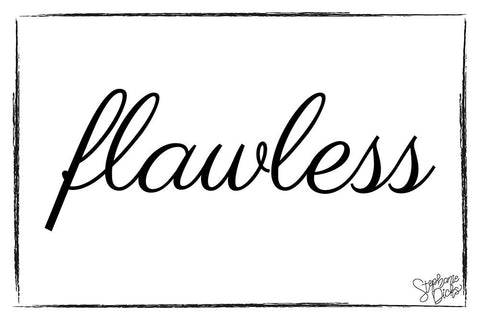 Flawless Black Ornate Wood Framed Art Print with Double Matting by Dicks, Stephanie