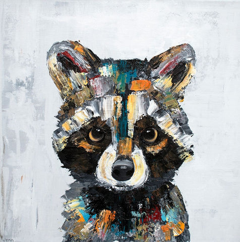 Rocky White Modern Wood Framed Art Print with Double Matting by Seeley, Jenn