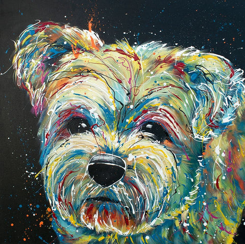 Thor Black Ornate Wood Framed Art Print with Double Matting by Seeley, Jenn