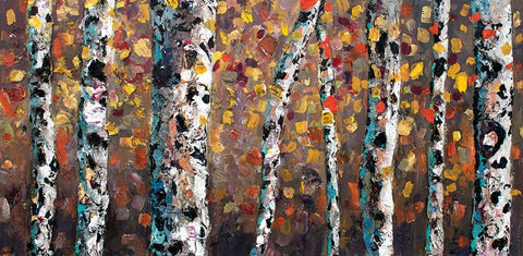 Into the Woods Black Modern Wood Framed Art Print by Seeley, Jenn